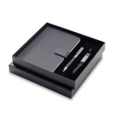 Zestaw upominkowy z kablem USB 2w1 Davos, czarny
