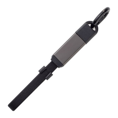 Zestaw upominkowy z kablem USB 2w1 Davos, czarny