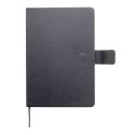 Zestaw upominkowy z kablem USB 2w1 Davos, czarny