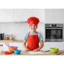 Zestaw małego kucharza, fartuch kuchenny i czapka kucharska, rozmiar dziecięcy | Nedina