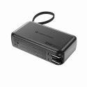 Ładowarka 2 w 1, power bank do laptopa 10000 mAh, 65W Eureka