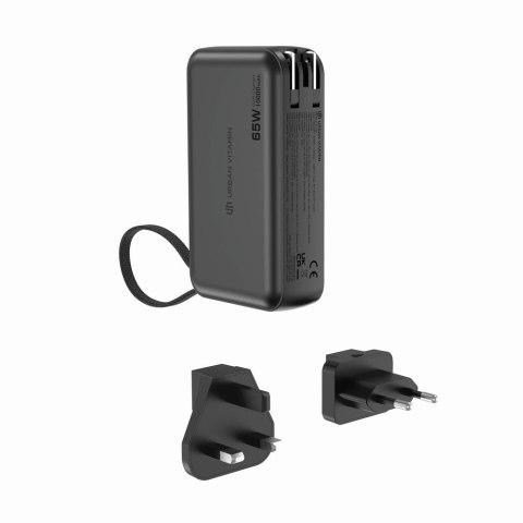 Ładowarka 2 w 1, power bank do laptopa 10000 mAh, 65W Eureka