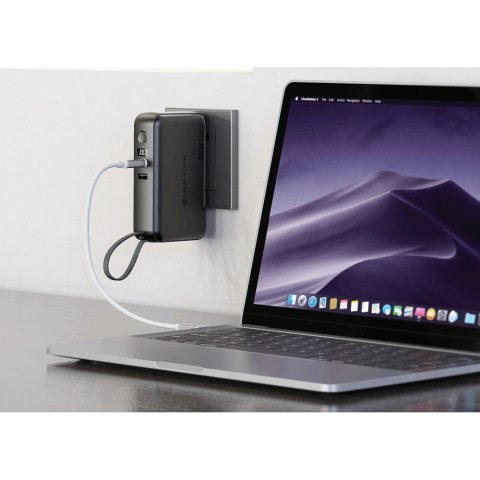 Ładowarka 2 w 1, power bank do laptopa 10000 mAh, 65W Eureka