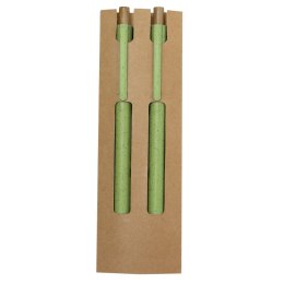 Zestaw piśmienniczy ze słomy pszenicznej, długopis i 