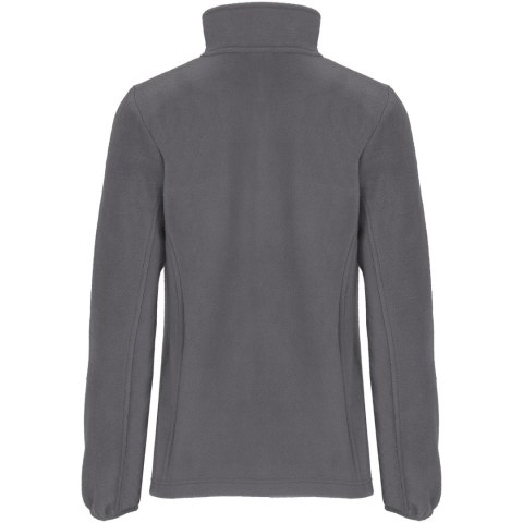 Artic damska kurtka polarowa z zamkiem błyskawicznym na całej długości ołowiowy