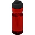Bidon H2O Eco o pojemności 650 ml z wieczkiem zaciskowym czerwony, czarny (21009797)