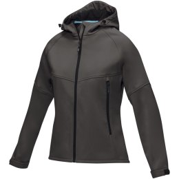 Damska kurtka softshell Coltan z materiałów z recyclingu z certyfikatem GRS burzowy szary (37505890)