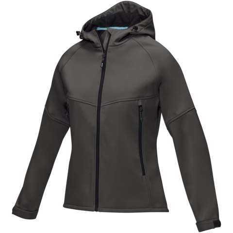 Damska kurtka softshell Coltan z materiałów z recyclingu z certyfikatem GRS burzowy szary (37505890)