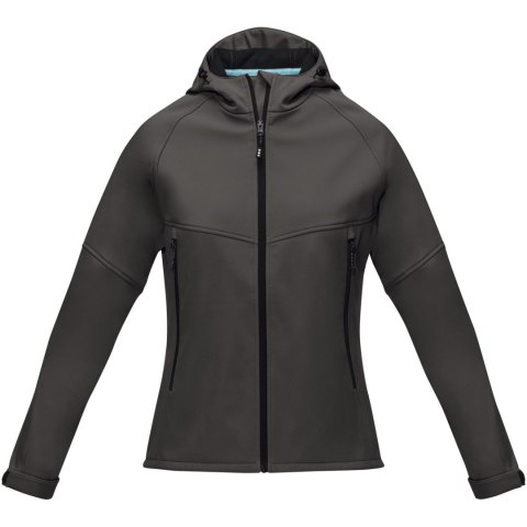Damska kurtka softshell Coltan z materiałów z recyclingu z certyfikatem GRS burzowy szary (37505890)