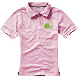 Damskie polo Calgary z krótkim rękawem jasny różowy