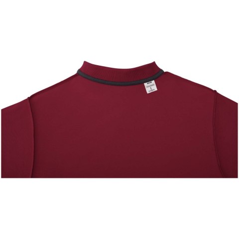 Helios - koszulka męska polo z krótkim rękawem burgundowy