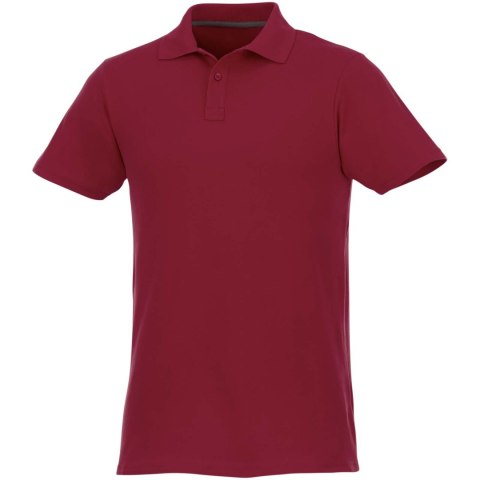 Helios - koszulka męska polo z krótkim rękawem burgundowy