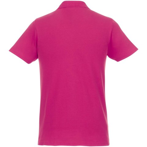 Helios - koszulka męska polo z krótkim rękawem magenta