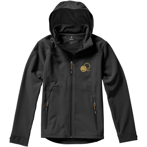 Męska kurtka softshell Langley antracytowy (39311951)