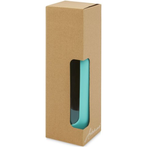 Tidan Butelka z borokrzemianowego szkła o pojemności 600 ml z silikonowym uchwytem zielony przypływ (10066662)