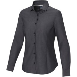 Cuprite damska organiczna koszulka z długim rękawem czarny