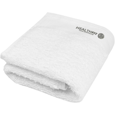 Chloe bawełniany ręcznik kąpielowy o gramaturze 550 g/m² i wymiarach 30 x 50 cm biały (11700401)