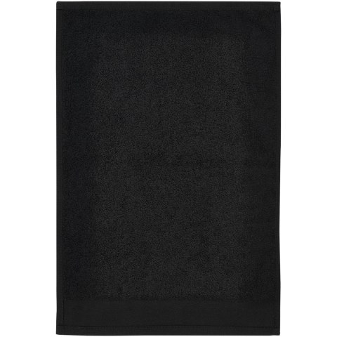 Chloe bawełniany ręcznik kąpielowy o gramaturze 550 g/m² i wymiarach 30 x 50 cm czarny (11700490)