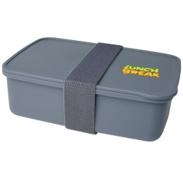 Pudełko na lunch Dovi z tworzywa sztucznego pochodzącego z recyklingu łupkowy szary (11327491)