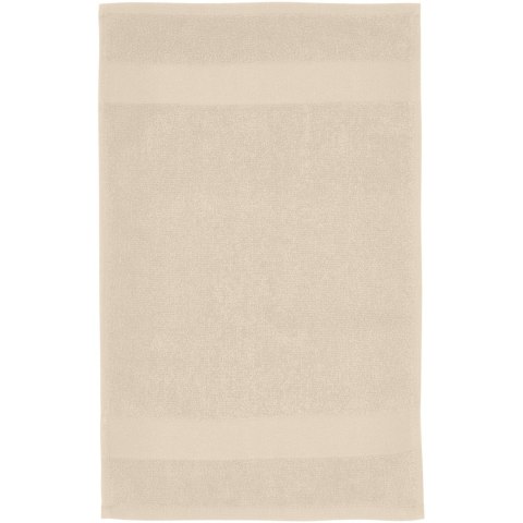 Sophia bawełniany ręcznik kąpielowy o gramaturze 450 g/m² i wymiarach 30 x 50 cm beżowy (11700002)