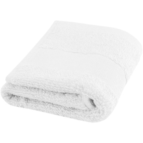 Sophia bawełniany ręcznik kąpielowy o gramaturze 450 g/m² i wymiarach 30 x 50 cm biały (11700001)