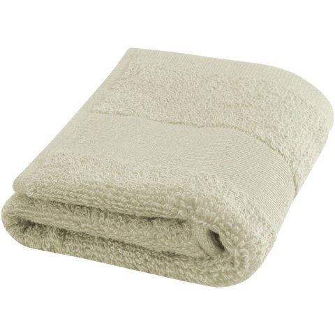 Sophia bawełniany ręcznik kąpielowy o gramaturze 450 g/m² i wymiarach 30 x 50 cm jasny szary (11700080)