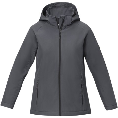 Notus damska ocieplana kurtka softshell burzowy szary (38339822)