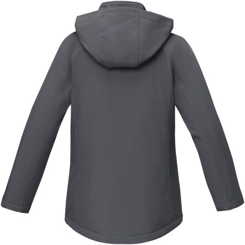 Notus damska ocieplana kurtka softshell burzowy szary (38339823)