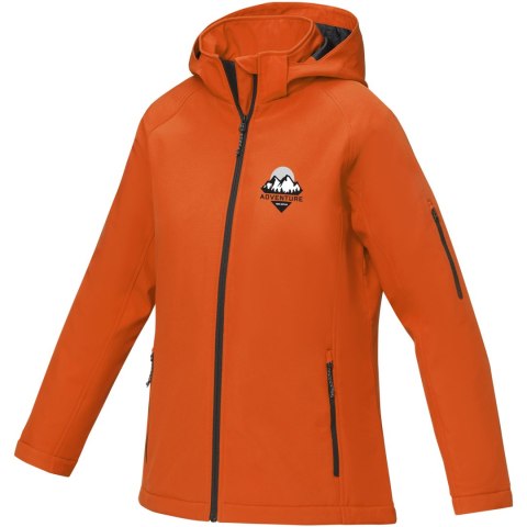 Notus damska ocieplana kurtka softshell pomarańczowy (38339313)