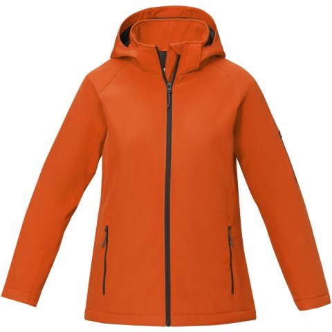 Notus damska ocieplana kurtka softshell pomarańczowy (38339315)