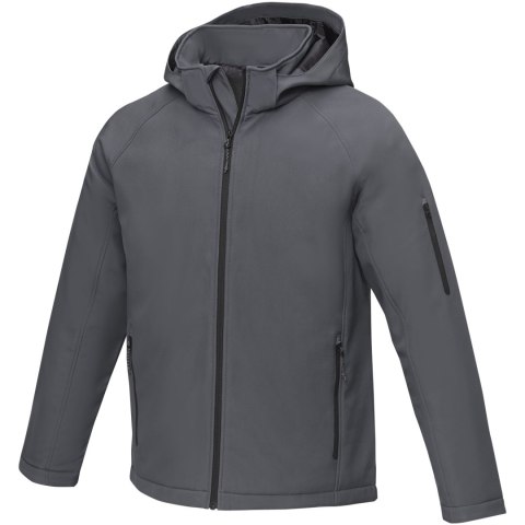 Notus męska ocieplana kurtka softshell burzowy szary (38338821)