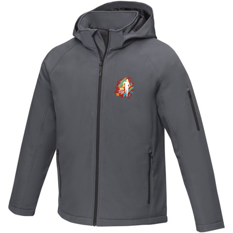 Notus męska ocieplana kurtka softshell burzowy szary (38338822)