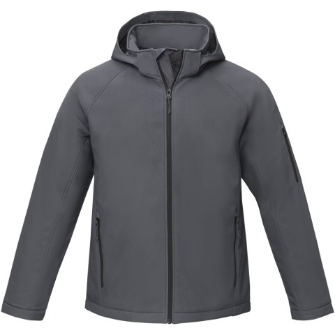 Notus męska ocieplana kurtka softshell burzowy szary (38338822)