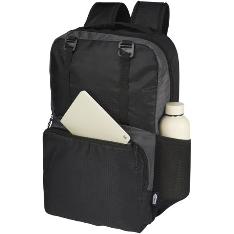 Trailhead plecak na 15-calowego laptopa o pojemności 14 l z recyklingu z certyfikatem GRS czarny, szary