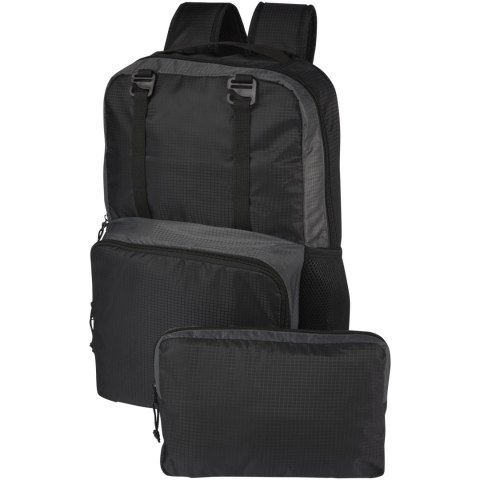 Trailhead plecak na 15-calowego laptopa o pojemności 14 l z recyklingu z certyfikatem GRS czarny, szary