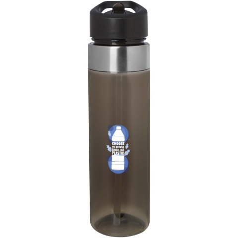 Dylan 650 ml Tritan butelka z wieczkiem z dzióbkiem szary (10082482)