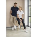 Emerald koszulka polo unisex z recyklingu z krótkim rękawem biały