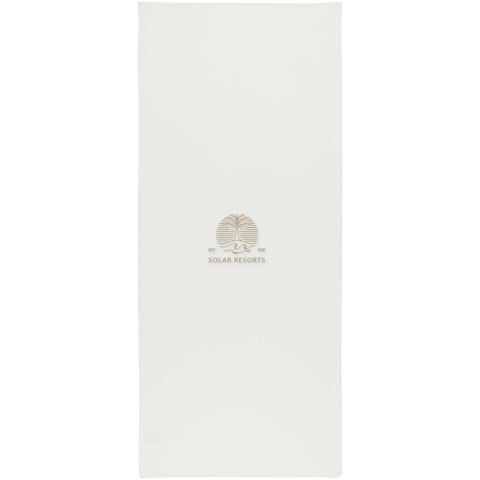 Lucas ręcznik sportowy RPET 30x80 cm biały (11350101)
