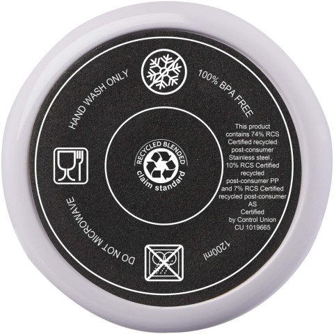 Melbourne kubek ze słomką z certyfikatem RCS 1200 ml liliowy (10080137)