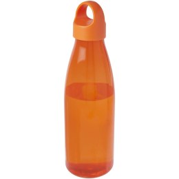 Bergen butelka na wodę o pojemności 800 ml z tworzyw sztucznych pochodzących z recyklingu pomarańczowy (10083531)