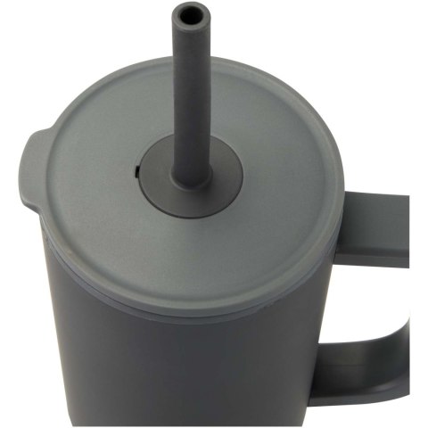Brady izolowany kubek z certyfikatem RCS o pojemności 900 ml z silikonową słomką szary (10086783)