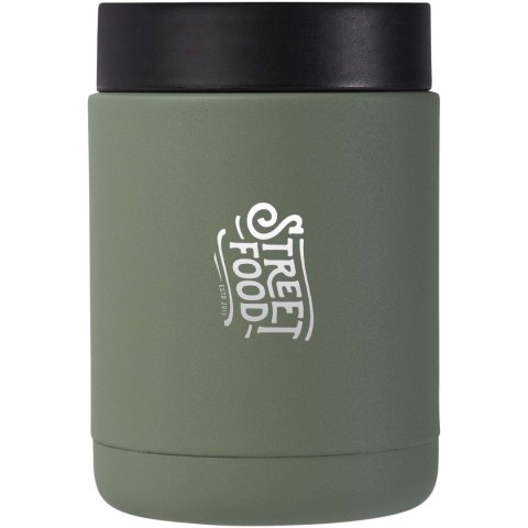 Doveron pojemnik śniadaniowy ze stali nierdzewnej z recyklingu o pojemności 500 ml melanż zielony (11342262)