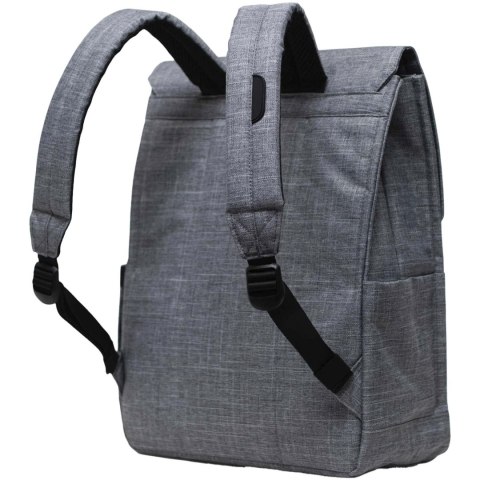 Herschel City plecak z materiałów z recyklingu o pojemności 16 l melanż szary (12075380)