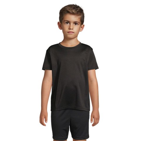 SPRINT KIDS SPORTS T-SHIRT Czarny / Czarny opal XL (S04773-BK-XL)