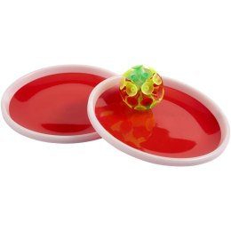 Flicka łapana gra w piłkę czerwony (12705921)