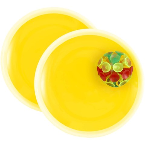 Flicka łapana gra w piłkę żółty (12705911)