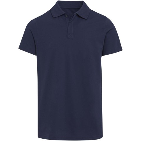 Graphite organiczna koszulka polo unisex o gramaturze 180 g/m², z krótkim rękawem i certyfikatem OCS granatowy