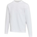 Jasper organiczna bluza unisex z recyklingu o gramaturze 280 g/m² z okrągłym dekoltem i certyfikatem OCS biały