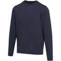 Jasper organiczna bluza unisex z recyklingu o gramaturze 280 g/m² z okrągłym dekoltem i certyfikatem OCS granatowy