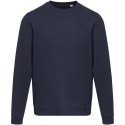 Jasper organiczna bluza unisex z recyklingu o gramaturze 280 g/m² z okrągłym dekoltem i certyfikatem OCS granatowy